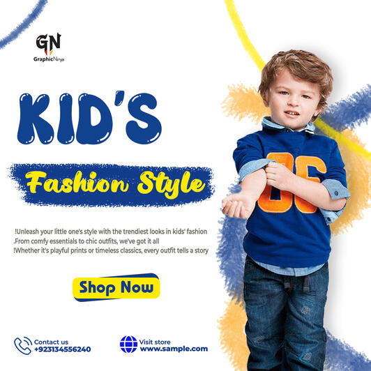 kid clothes creative ads