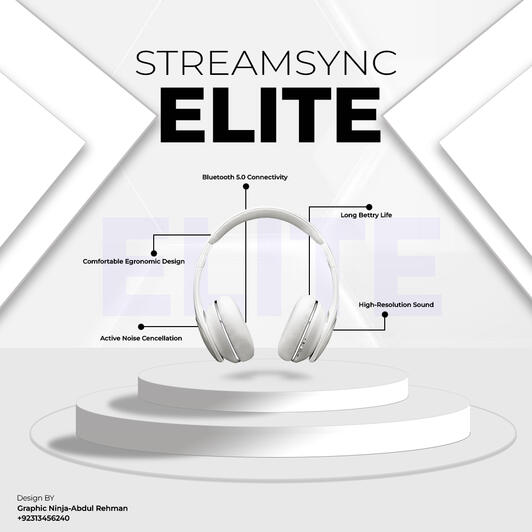 UX UI HeadPhones Creative Ads